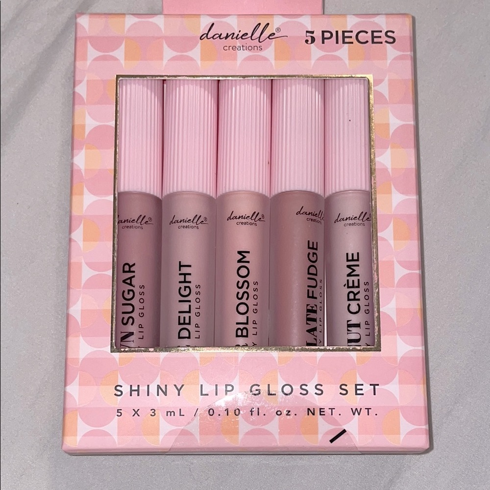 Pink and Brown Lip Gloss Set